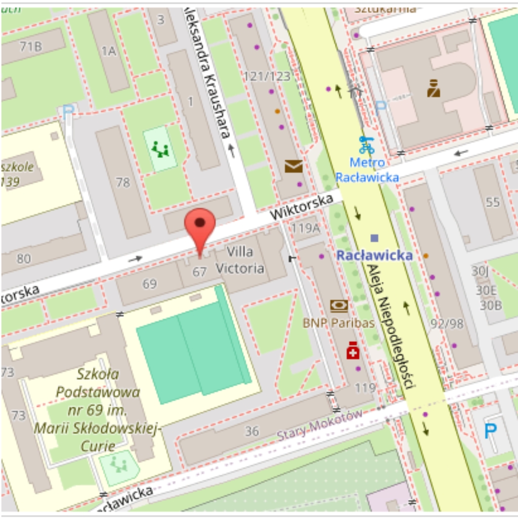 Mapa dojazdu do UNIPHARM